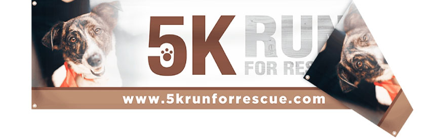Puppy Double Sided Banner | Banners.com