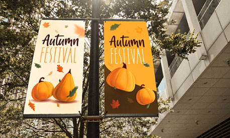 Autumn Festival Pole Banner | Banners.com