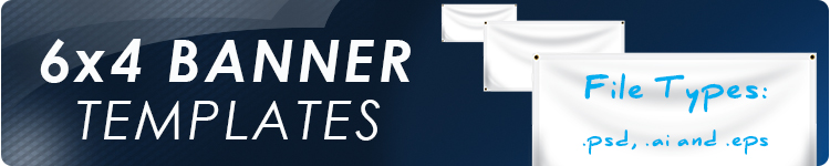 6' x 4' Vinyl Banner Templates | Banners.com
