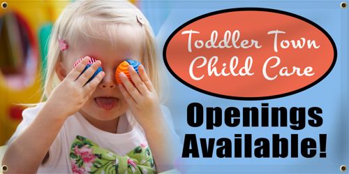 custom daycare banner
