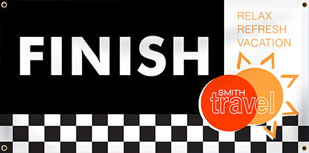 Finish Line Banner | Banners.com