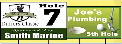 Golf yard Sign | Banners.com