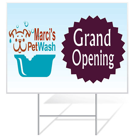 Grand Opening Yard Signs