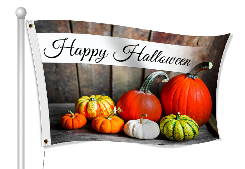 Happy Halloween Flag | Banners.com
