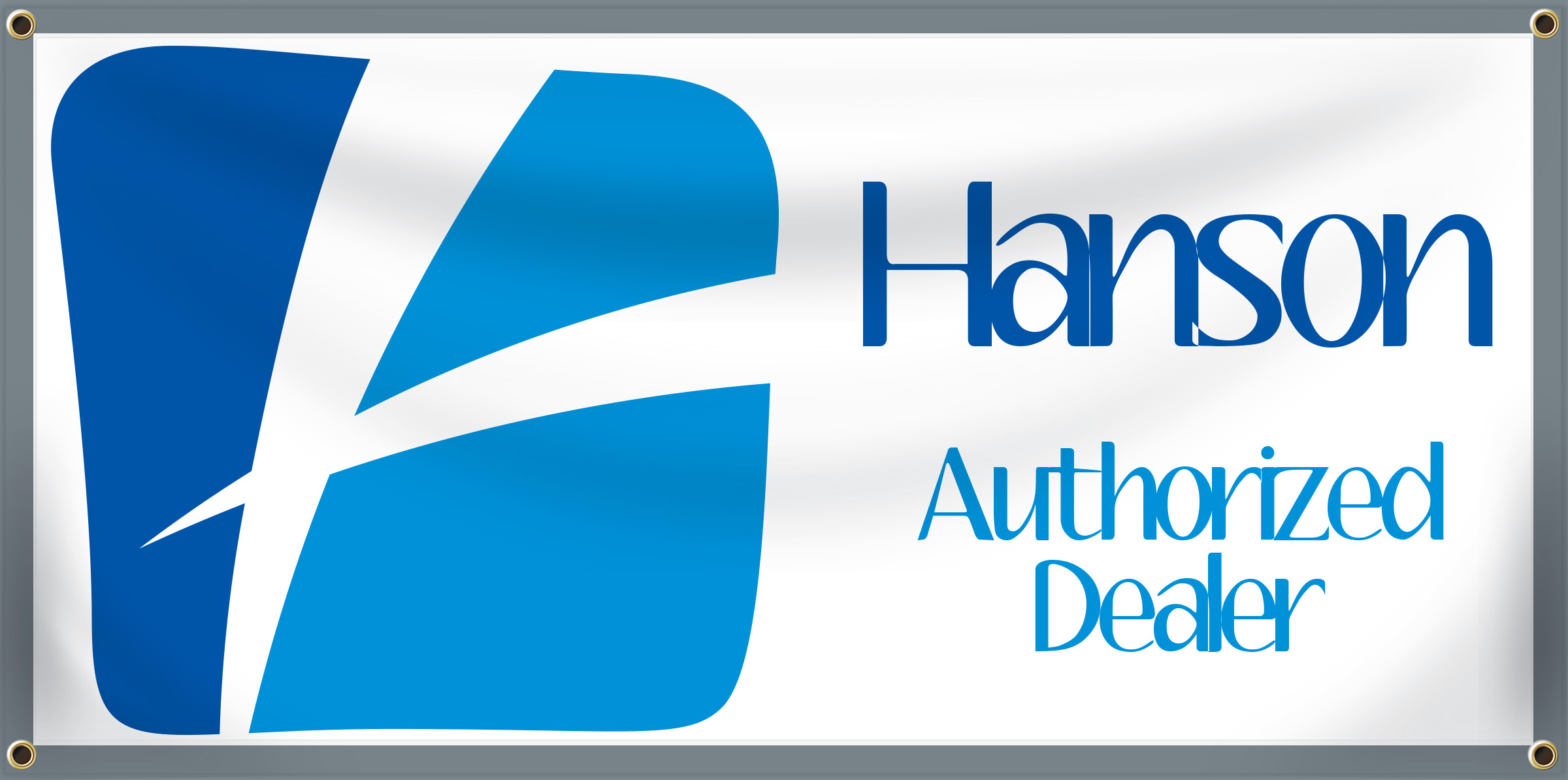 Custom authorized dealer banners