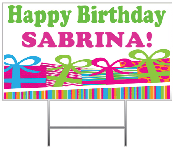 Happy Birthday Yard Signs