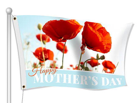Mother's Day Flag Example | Banners.com
