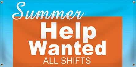 Help Wanted Banner | Banners.com