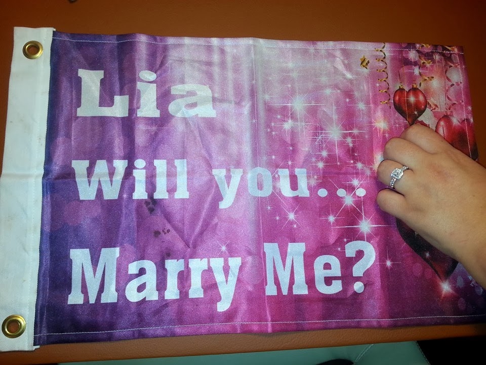 Will you marry me Flag 1 | Banners.com