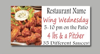 Menu Banner | Banners.com
