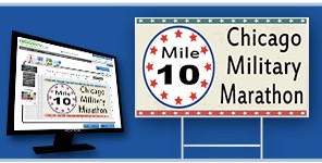 Mile Marker Yard Signs