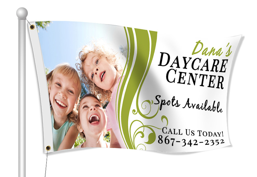 Daycare Flags | Banners.com