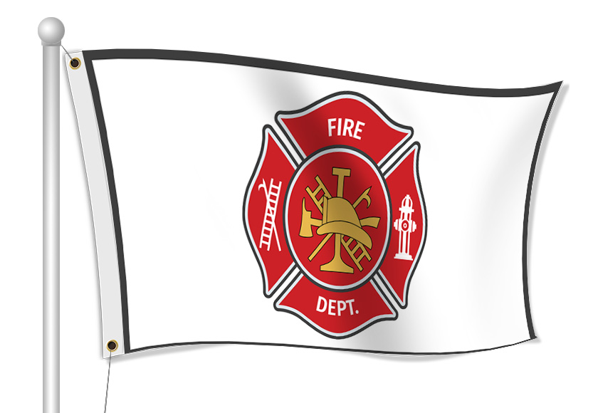Fire Department Flag | Banners.com
