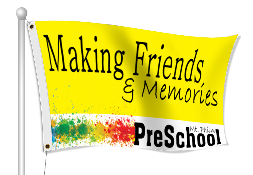 Preschool Fabric Flags