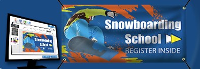 Snowboarding Banner | Banners.com