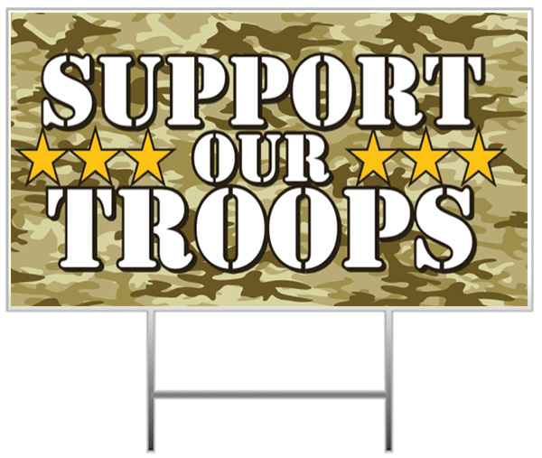 Support our Troops | Banners.com