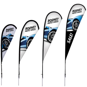 3x5 tear drop flags
