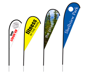 Teardrop Flags | Banners.com