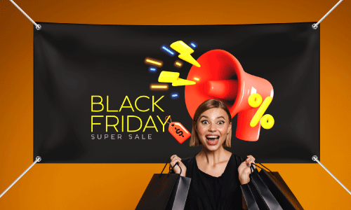 custom black friday banners