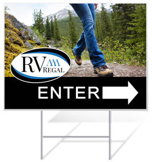 RV Dealership Yard Sign | Banners.com